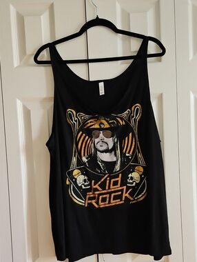 NEW Kid Rock Concert Tank Top - Black and Gold